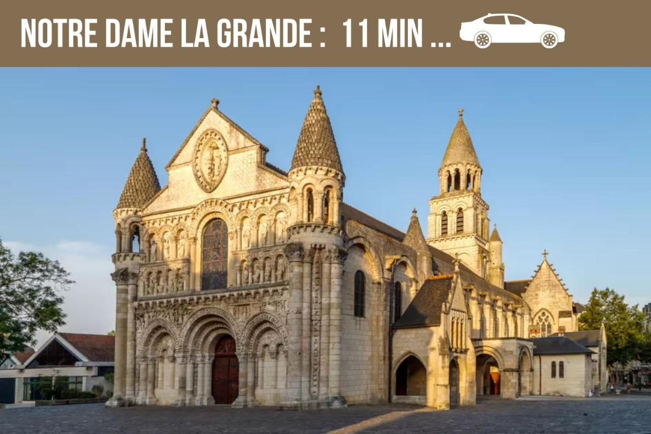 Bellejoie - Appartement T3- Poitiers Sud - Direct Futuroscope - Parking Et Wifi Gratuit Exterior foto